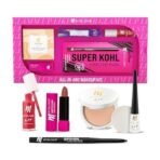 MyGlamm All in One Makeup Kit (Pack of 5) | Full Makeup Set For Women with Black Kohl Kajal, Compact Powder, Mini Matte Lipstick, Glossy Liquid Eyeliner & Nail Polish | Perfect Makeup Gift Set - Fast UK Delivery