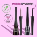 wet n wild H2O Proof Felt Tip Liquid Eyeliner, Black, 0.17 Fluid Ounce (Pack of 3) - Fast UK Delivery - Image 4