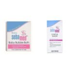Sebamed Baby Bubble Bath, 200ml & Seba med gentle baby wash (50ml) - Fast UK Delivery