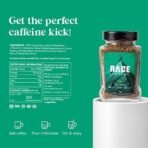Rage Coffee Instant Coffee Mint Mocha Glass Jar 100% Arabica Beans infused with Plant based Vitamins| Hot & Cold Coffee | Strong Aroma with Rich Taste - 50g - Fast UK Delivery - Image 6