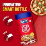 Keya Pizza Chilli Flakes | Natural Chilli Flakes | Dry Red Chilli Flakes| Seasonings |Multipurpose Seasoning| Zero added Colours, Fillers, Additives & Preservatives | 100% Natural | Perfect for Pizza, Pasta, Chilli Potato, Sweet Corn, Makhana| 70g - Fast UK Delivery - Image 4