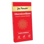 Jus' Amazin Choco(Oat!) Late-Crunchy Almond Caramel (45G)|Yummy Crunchy Chocolate With 50% Less Sugar|100% Natural, 0% Chemicals|Vegan Chocolate, 100 Grams - Fast UK Delivery