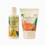 Moha: Rejuvenating Massage Oil 200ml And Foot Cream 100gm Combo | D-stresses and Tones the Skin with Jojoba Oil, Almond Oil and Olive Oil, Foot Cream For Rough, Dry and Cracked Heel Combo Pack - Fast UK Delivery