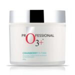 O3+ Cranberry D-TAN Face Pack with Natural Extracts for Instant Tan Removal & Glowing Skin - Ideal for Oily Skin (300g) | Detan Mask for Tan Removal for Face and Body - Fast UK Delivery