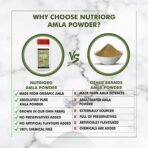 nutriorg Organic Fresh Amla Powder (Pack Of 3)|Indian Gooseberry|Goodness Of Vitamin C,300 Grams - Image 7