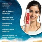 Aqualogica 5 Barrier+ Hydra Gel Moisturizer & Detan+ Dewy Sunscreen|24-Hour Intense Hydration | Removes Tan | SPF 50+ & PA++++ Protection - Fast UK Delivery - Image 5