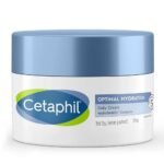 Cetaphil Optimal Hydration Daily Cream 50g | Lightweight Moisturizer & Fast Absorption | Hyaluronic Acid, Blue Daisy Extract, Niacinamide - Fast UK Delivery