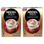 Nescafe Gold Cappuccino - 2 Pack Pouch, 2 x 136 g - Fast UK Delivery - Image 2
