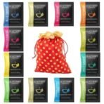 TEACURRY Assorted Green Tea bags (12 gramsreen Tea Bags) - Helps with Weight Management, Tummy, and Ageing -12 Premium Herbal Pyramid Tea bags - Fast UK Delivery - Image 2