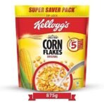 Kellogg's Corn Flakes Original, High in Iron, High in B Group Vitamins, Breakfast Cereals, 900g/875g (weight may vary) & All Bran Wheat Flakes, 440g - Fast UK Delivery - Image 3