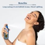 Blue Nectar Wild Nargis Body Mist for Women and Men | Refreshing Body Mist for Summer | Long Lasting 100% Natural Body Spray for Hydrating Skin (100ml) - Fast UK Delivery - Image 4