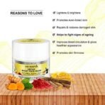Colorbar Co-earth Ubtan Night Mask 100g I Promote bright and radiant skin I Helps to remove tan I Detoxify skin and fights dark spots and pigmentation - Fast UK Delivery - Image 4