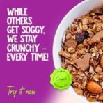 ALPINO Chocolate Super Muesli Nuts & Cookies 400g - 70% Whole Grains & Chocolate Oats, 13% Nuts & Cookies - High in Protein, Source of Fibre as Seen on Shark Tank India - Fast UK Delivery - Image 6