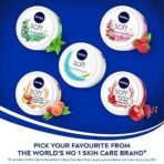 NIVEA Soft Light Moisturizer 100ml | Playful Peach | For Face, Hand & Body, Instant Hydration | Non-Greasy Cream | With Vitamin E & Jojoba Oil | All Skin Types - Fast UK Delivery - Image 7