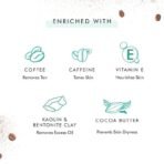 mCaffeine Coffee Skin De tan & Glow Kit | Free Multipurpose Teal Pouch | Exfoliates, Unclogs Pores, De tan | Face Scrub, Face Mask | Paraben & SLS Free - Fast UK Delivery - Image 3