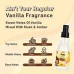 Plum BodyLovin' Smokin' Vanilla Body Mist | Long Lasting Spicy Vanilla Fragrance For Women & Men With Honeysuckle, Musk & Vanilla | High On Fun | Travel-Friendly Perfume Body Spray 150 ml - Fast UK Delivery - Image 5