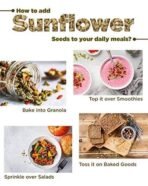 True Elements Sunflower Seeds 250g - Raw Seeds for Eating | Healthy Snacks | High in Vitamin, Fibre & Protein Seeds | Non - GMO Seeds | Diet Food | Gluten free | Premium Raw Sunflower Seeds - Fast UK Delivery - Image 7