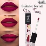 Glam 21 3D Matte Liquid Lipstick|Highly Pigmented & Water-Proof| Longlasting & Weightless|Matte Finish|Purple Love-5gm - Fast UK Delivery - Image 5