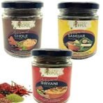 Rooted Peepul Artisanal Biryani Masala, Chola Masala, Sambar Masala|less Chilli More Spice| (75g X 3) - Fast UK Delivery - Image 2