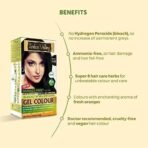 INDUS VALLEY Damage Free Natural Gel Hair Colour for Women | Ammonia & PPD Free Organic Hair Colour with 100% Grey Coverage, Long Lasting Conditioning Hair Color | Black 1.00-220 ml - Fast UK Delivery - Image 3