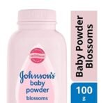 Johnson's Baby Powder Blossoms | With Sodium Citrate, Citric Acid | Pack of 1, 100g - Fast UK Delivery - Image 4