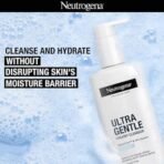 Neutrogena Ultra Gentle Creamy Cleanser | 14X Gentler Cleanser | All Skin Types Including Sensitive Skin | Face Wash for Sensitive Skin for Men & Women | With Barriercare Technology & 10% Glycerin | Paraben-Free - Fast UK Delivery - Image 5