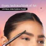Hilary Rhoda Brow Artist Eyebrow Pencil | Dual-Ended & Natural Finish | Smudge-Proof & Long-Lasting Eyebrow Pencil | 0.3g (Black-Shade 01) - Fast UK Delivery - Image 4