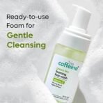 mCaffeine Foaming Face Wash for Combination Skin - Fights Dark Spots & Controls Oil | With Vitamin C, Aloe Vera & Green Tea | Daily Use Refreshing Facial Cleanser for Men & Women | 110ml - Fast UK Delivery - Image 5