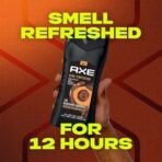 Axe Dark Temptation 3 In 1 Body, Face & Hair Wash for Men, Long-Lasting Refreshing Dark Chocolate Fragrance Natural Origin Ingredients, Removes Odor & Bacteria, Dermatologically Tested, 400ml - Fast UK Delivery - Image 3