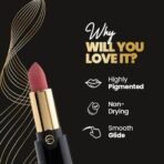 MARS Plush Velvet Matte Lipstick for Women | Smooth Glide | One Swipe Pigmention | Non-Drying Creamy Formula | Rich and Vibrant Color | 3.2 gm | (17-LS15-Miss Magenta) 17-Miss - Fast UK Delivery - Image 4