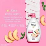 Dove Revitalizing Bodywash scented with peach and infused with Vtamin C to hydrate your skin, 100% gentle cleansers, paraben free/sulphate free cleansers, 100% plant- based moisturisers, 800ml - Fast UK Delivery - Image 7