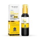 Dr. Sheth's Haldi & Hyaluronic Acid Sunscreen Spray|Spf 50+ Pa++++|Lightweight, Non-Greasy|24 Hours Hydration, Non-Comedogenic|For Men & Women|Benzophenone Free|Mess-Free|100Ml|For All Skin Types - Fast UK Delivery