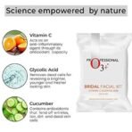 O3+ Bridal Facial Kit Vitamin C for Glowing Skin and Radiant Complexion Suitable for All Skin Types (44g+103ml, Single Use) - Fast UK Delivery - Image 3
