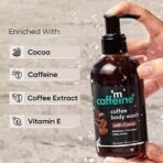 mCaffeine Coffee Body Wash Combo Value Pack with Berries & Cocoa Shower Gels | Refreshing Aroma with Detan & Deep Cleansing Benefits | Shower Gel | For Men & Women and All Skin Types | 400ml - Fast UK Delivery - Image 5