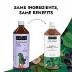 Kapiva Wheatgrass Juice, 1 L & Kapiva Karela Jamun Juice | Helps Control Blood Sugar Level and Lower Bad Cholesterol | Diabetic Care (1L) - Fast UK Delivery - Image 7