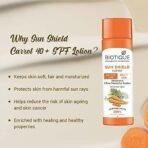 Biotique Bio Carrot Face And Body Sun Lotion All Skin Type SPF 40 Uva/Uvb, 120Ml, 1 Count - Fast UK Delivery - Image 7