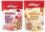Kellogg's Combo, Kellogg's Muesli with 21% Fruit and Nut Pouch, 500 g and Kellogg's Crunchy Granola Honey, Almonds, Strawberries & Pumpkin Seeds, 450 g - Fast UK Delivery - Image 2