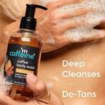 mcaffeine Coffee Body Wash With Almonds | De-Tan & Deep Cleansing Shower Gel|Enriched With Vitamin E&In Energizing Nutty Almond Aroma|Shower Gel|Suitable For All Skin Types|For Both Men&Women - 200Ml - Fast UK Delivery - Image 4