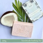 Just Herbs Ayurvedic Coconut and Aloe Vera Handmade Bathing Soap Bar for All Skin Types Men and Women - SLS and Paraben Free-100 gm - Fast UK Delivery - Image 3