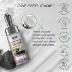 WOW Skin Science Charcoal Foaming Face Wash | Built in Brush for Deep Cleansing | All Skin Types | Fresh, Clear Skin | Paraben & Sulphates Free | For Women & Men | 150 ml - Fast UK Delivery - Image 6