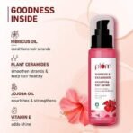 Plum Hibiscus & Ceramides Smoothing Hair Serum | Enriched with Jojoba Oil & Vitamin E | Nourishing Formula for Long, Frizz-Free Hair | Suitable for All Hair Types | 100% Vegan & Cruelty-Free | 75ml - Fast UK Delivery - Image 5