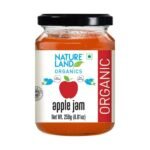 Natureland Organics Apple Jam 250 Gm - Healthy Organic Jams - Fast UK Delivery