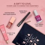 Swiss Beauty Gift Your Heart Out Makeup Kit | With 4 Makeup Essentials | Cream It Up Blush | Color Splash Nail Polish | Matte Maxx Eyeliner | Hold Me Matte Mini Liquid Lipstick | Gift For Her | Valentines Day Gift - Fast UK Delivery - Image 5