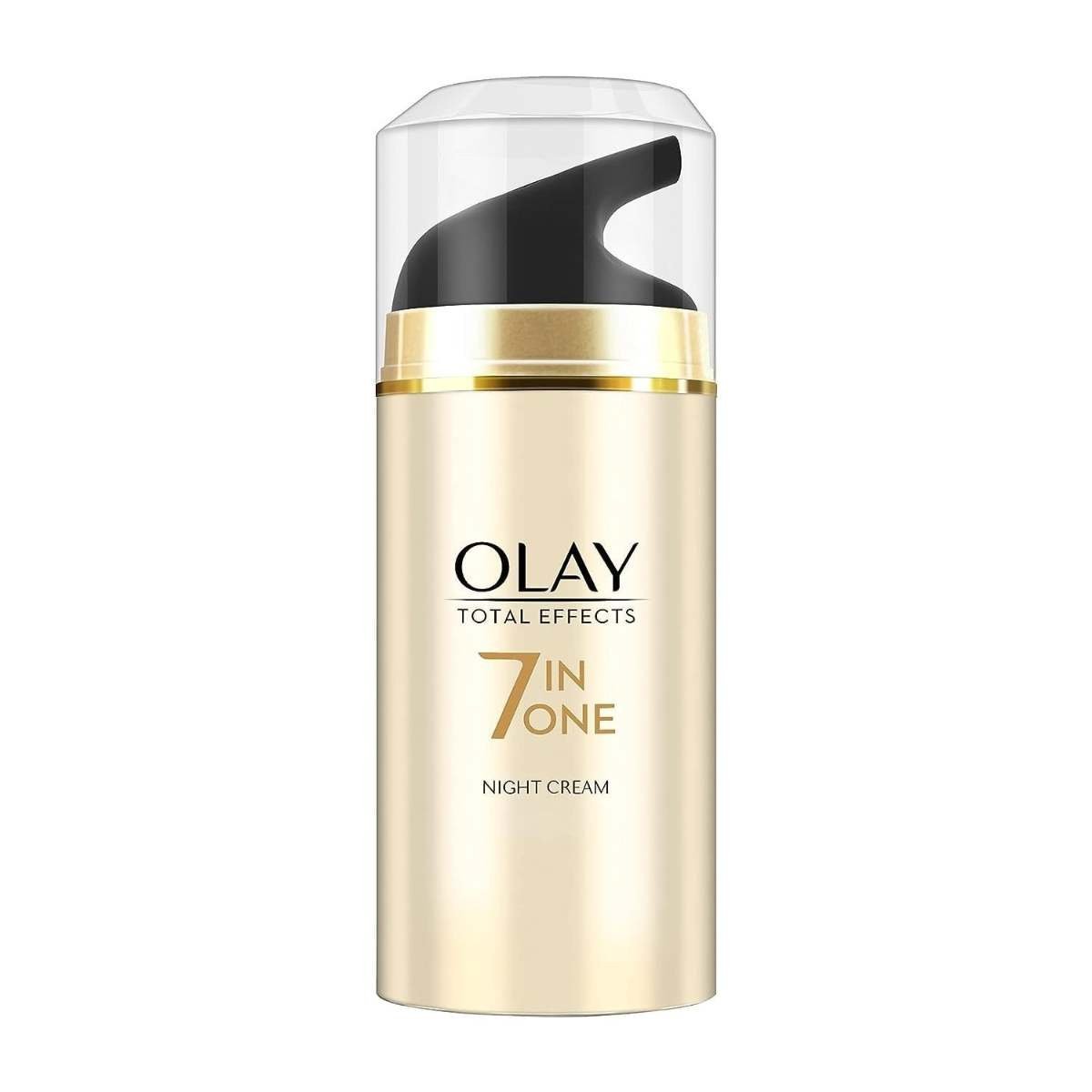 uk51MacHCZ9aL-1-1.jpg Olay Total Effects Anti Ageing Skin Cream (Moisturizer)| Fights 7 Signs of Ageing | With Niacinamide and Green Tea Extracts | Normal, Oily, Dry, Combination Skin | 50g (Night Firming Moisturiser) - Fast UK Delivery - Image 1