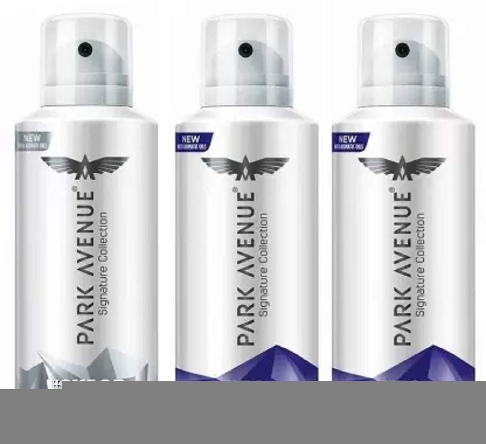 uk51MjBLo3HnL-1-1.jpg Park Avenue Voyage 1pc. + Neo 2pcs. 130 ml each Perfume Body Spray - For Men (390 ml, Pack of 3) - Fast UK Delivery - Image 1