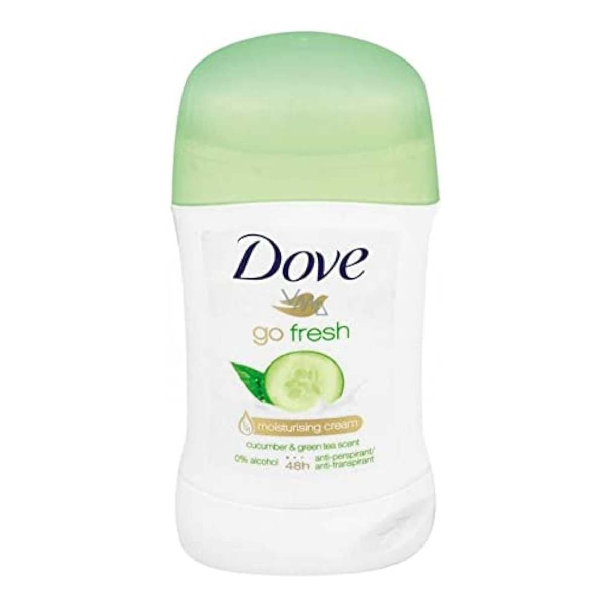 uk51Ml4DkrElL-1-1.jpg Dove Unisex Go Fresh, Cucumber Deodorant Roll On, 40 Ml, Pack Of 1 - Fast UK Delivery - Image 1