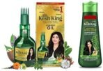 Kesh King Ayurvedic Anti Hairfall Hair Oil, 300ml & Emami Kesh King Damage Repair Shampoo with Milk Protein and 21 Ayurvedic Herbs, 340ml - Fast UK Delivery - Image 2