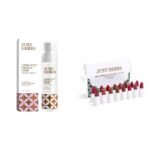 Just Herbs Long Stay Non Sticky Makeup Fixer & Ayurvedic Creamy Matte Micro Mini Lipstick Kit Lip Hydrating & Moisturizing Combo, Pack Of 1 - Fast UK Delivery