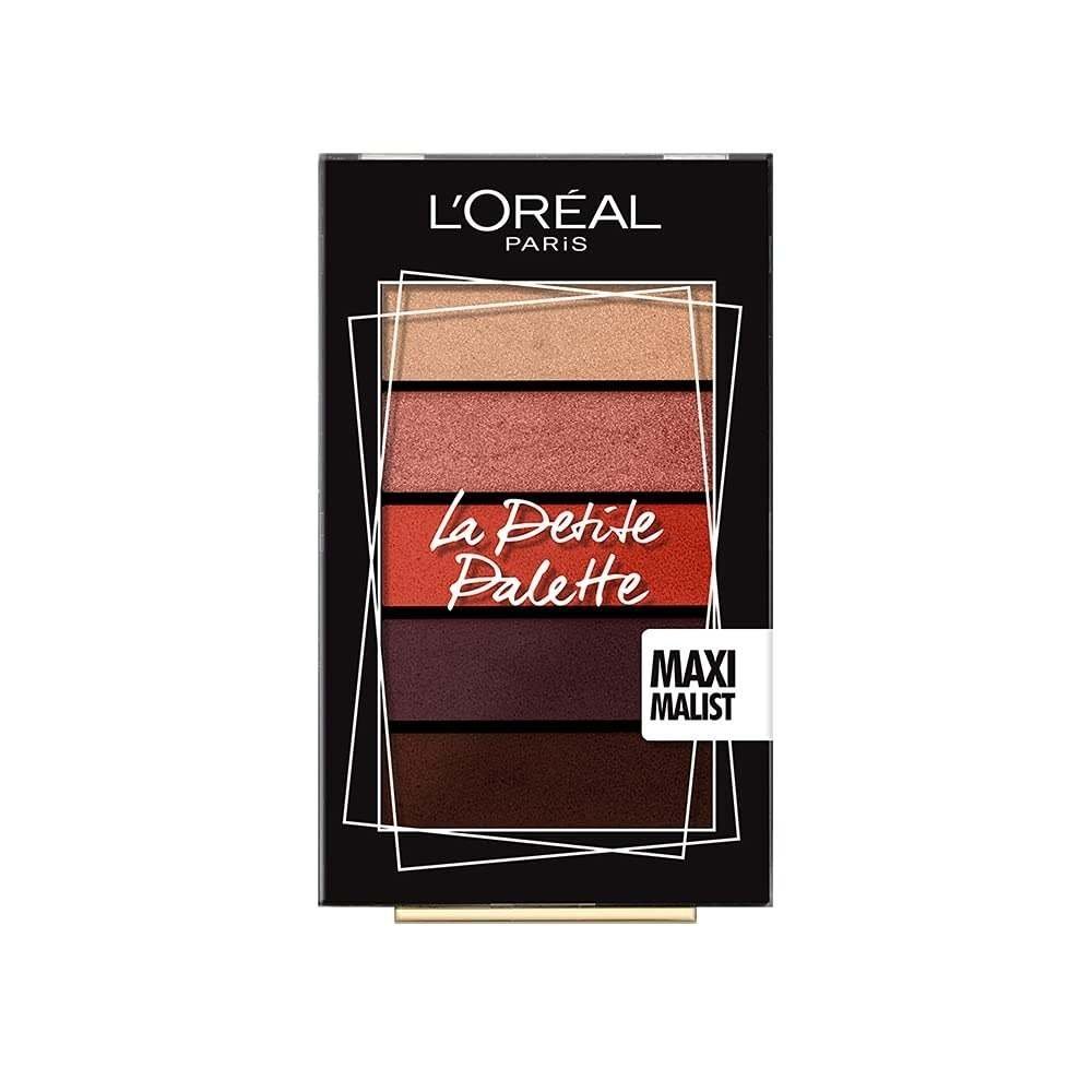 uk51N-bpn4CPS-1-1.jpg L'Oreal Paris Eyeshadow Palette, Mini-Sized, High Pigmentation, Highly Blendable Shades, La Petite, Maximalist - Fast UK Delivery - Image 1