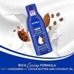 NIVEA Cocoa Nourish 200ml Body Lotion with Deep Moisture Serum| 48 H Moisturization | With Cocoa Butter & Coconut Oil | Non Greasy & Healthy Looking Skin |For Very Dry Skin - Fast UK Delivery - Image 5